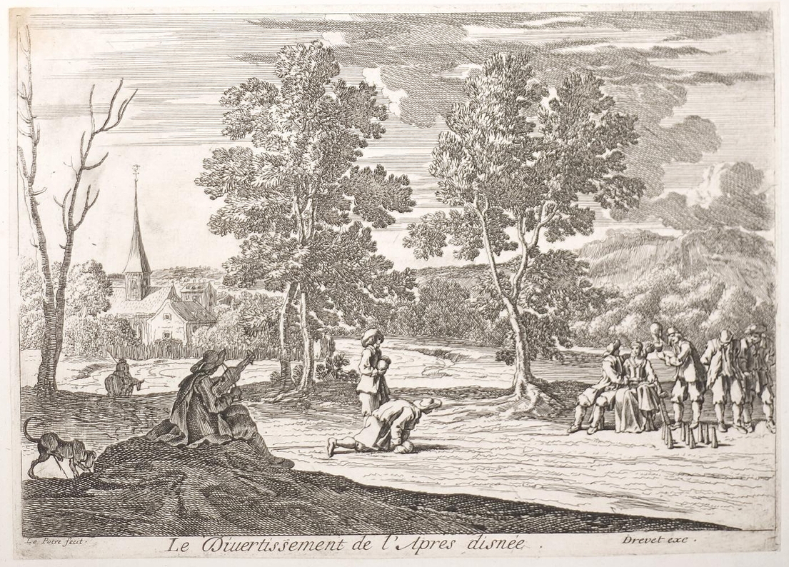 Le Pautre, Jean (1618–82), “The Entertainment after the Meal.” Engraving from <em>Arolsen Klebeband 9</em>